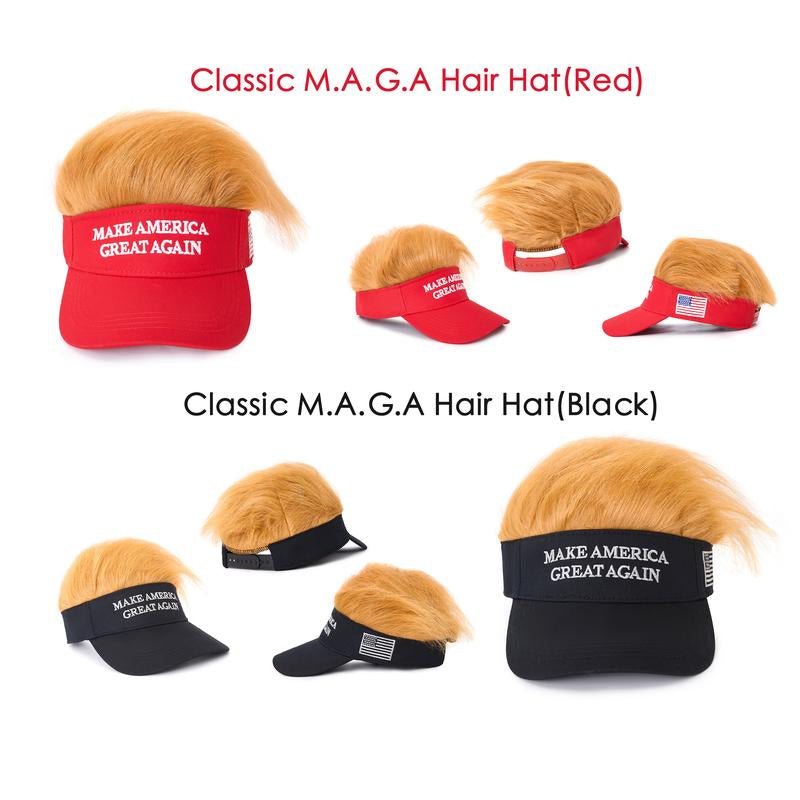 D.T M.A.G.A Hat - Baseball Cap with USA Flag, Slogan "Make. America. Great. Again" & "Never Surrender," Unisex, Presidents' Day