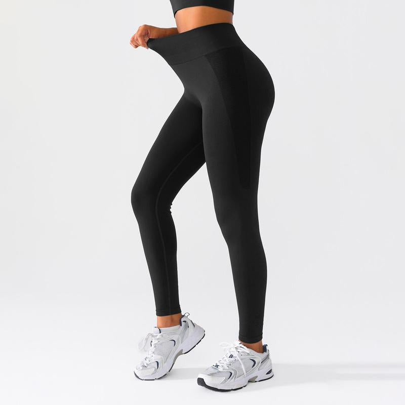 BRXL Seamless High Waisted Tummy Control Yoga Pants Long Pants Gym Outfits Women Sports Tight Comfortable Fit Versatile Style for Gym Workout Four Season Leggings Spring Edition-Live
