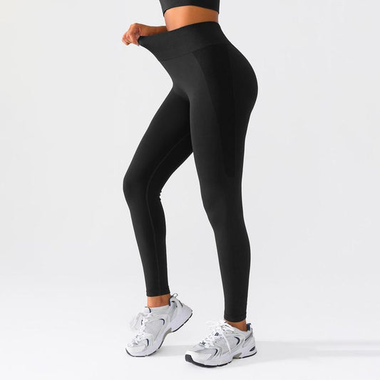 BRXL Seamless High Waisted Tummy Control Yoga Pants Long Pants Gym Outfits Women Sports Tight Comfortable Fit Versatile Style for Gym Workout Four Season Leggings Spring Edition-Live