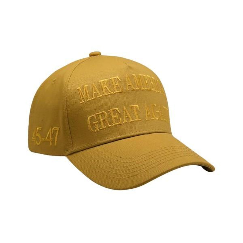 D.T M.A.G.A Hat - Baseball Cap with USA Flag, Slogan "Make. America. Great. Again" & "Never Surrender," Unisex, Presidents' Day