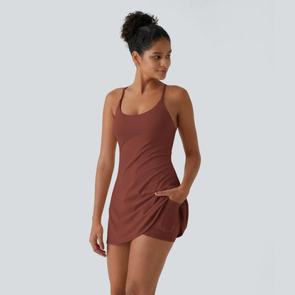 Halara Softlyzero Plush Backless Active Dress-Easy Peezy Edition Women'S Activewear #Novatopfinds #Rushready2025