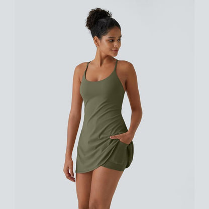 Halara Softlyzero Plush Backless Active Dress-Easy Peezy Edition Women'S Activewear #Novatopfinds #Rushready2025