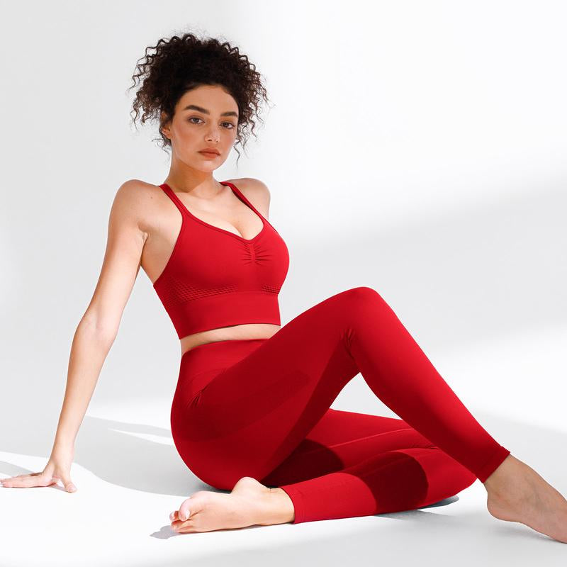 BRXL Seamless High Waisted Tummy Control Yoga Pants Long Pants Gym Outfits Women Sports Tight Comfortable Fit Versatile Style for Gym Workout Four Season Leggings Spring Edition-Live