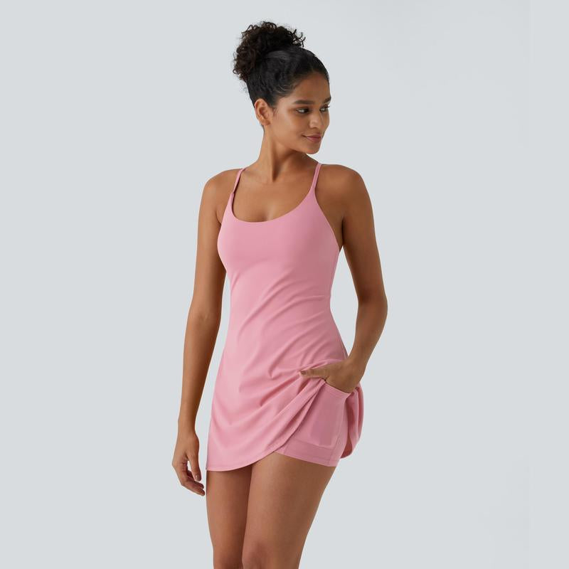 Halara Softlyzero Plush Backless Active Dress-Easy Peezy Edition Women'S Activewear #Novatopfinds #Rushready2025